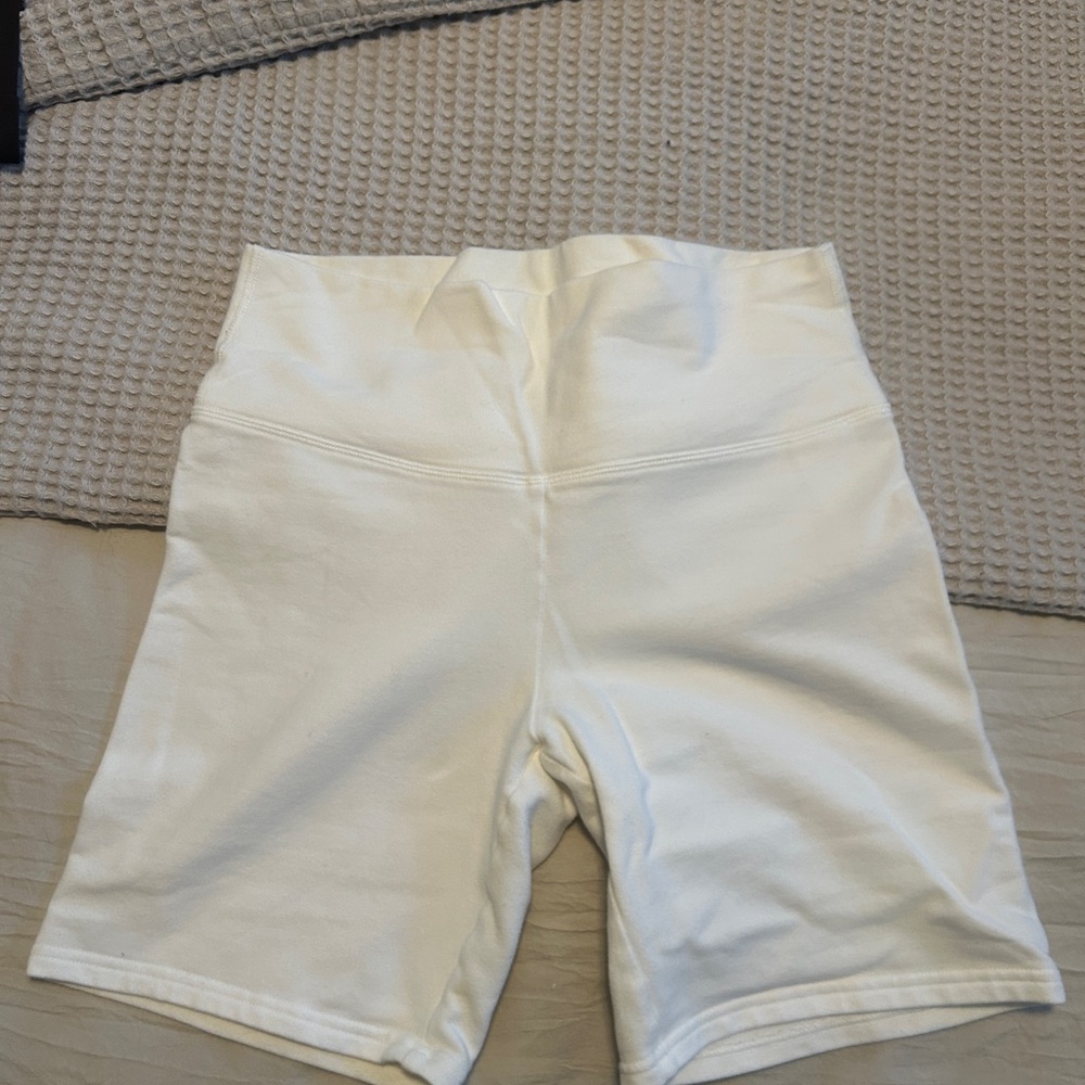 Talula (Aritzia) White Bike Shorts